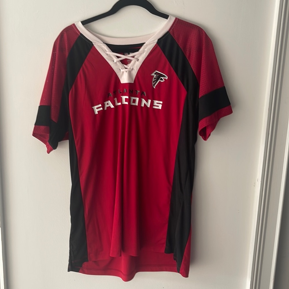 🖤🏈❤️ NFL Atlanta Falcons Football Women’s Fan Top ❤️🏈🖤
